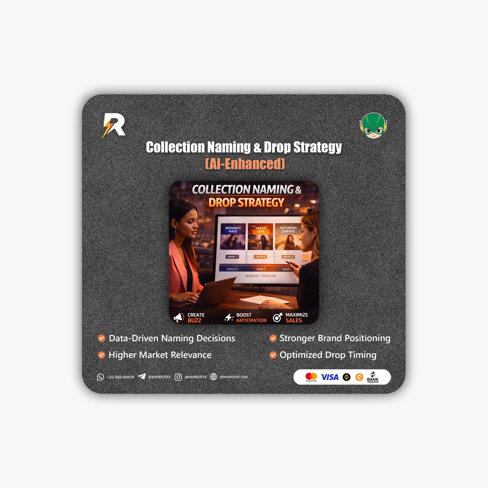 AI-enhanced Collection Naming & Drop Strategy