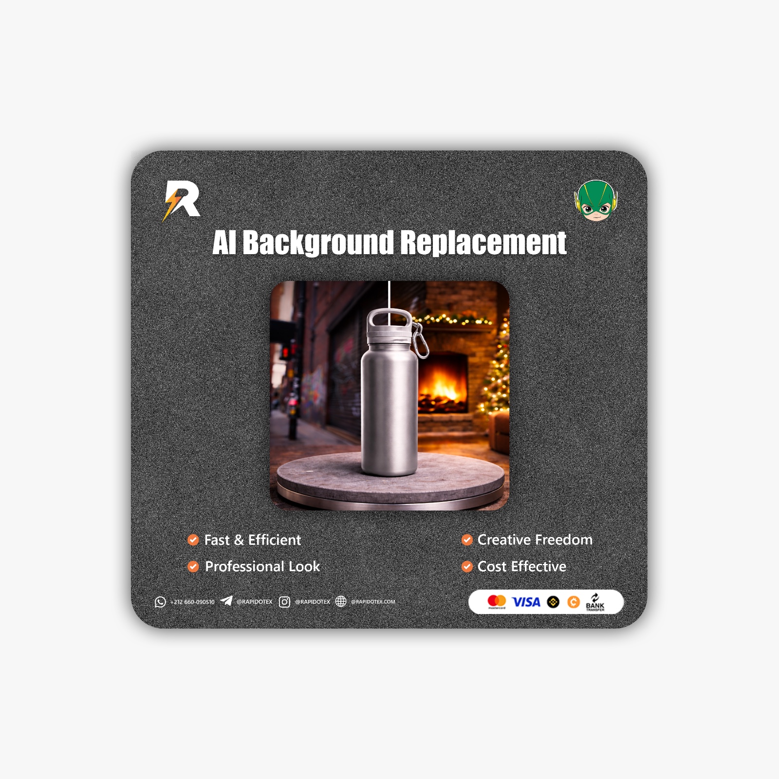 AI Background Replacement