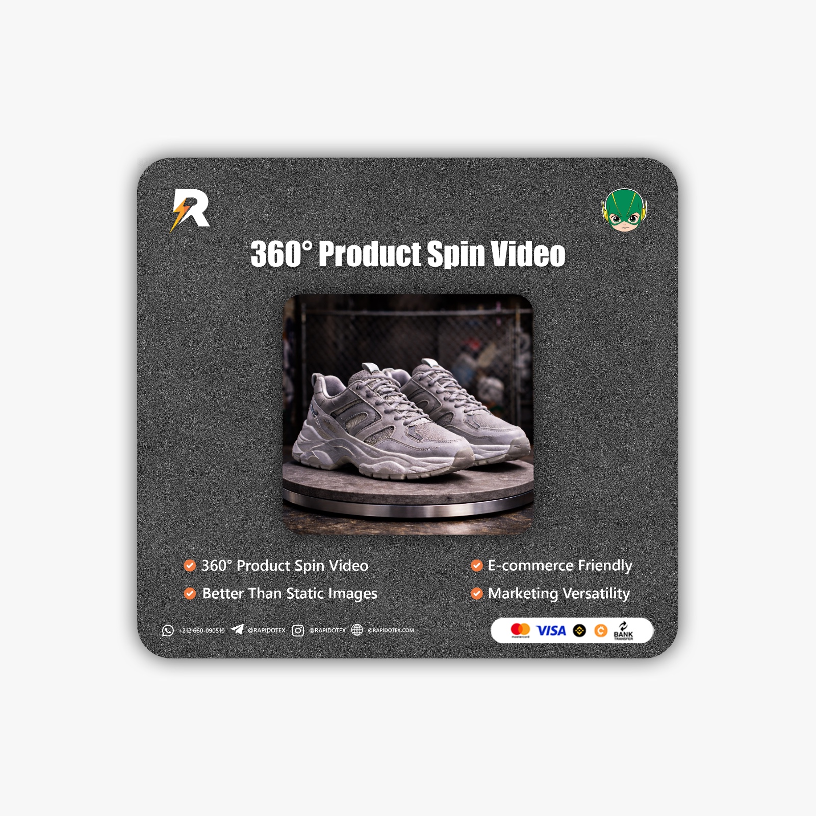 360° Product Spin Video