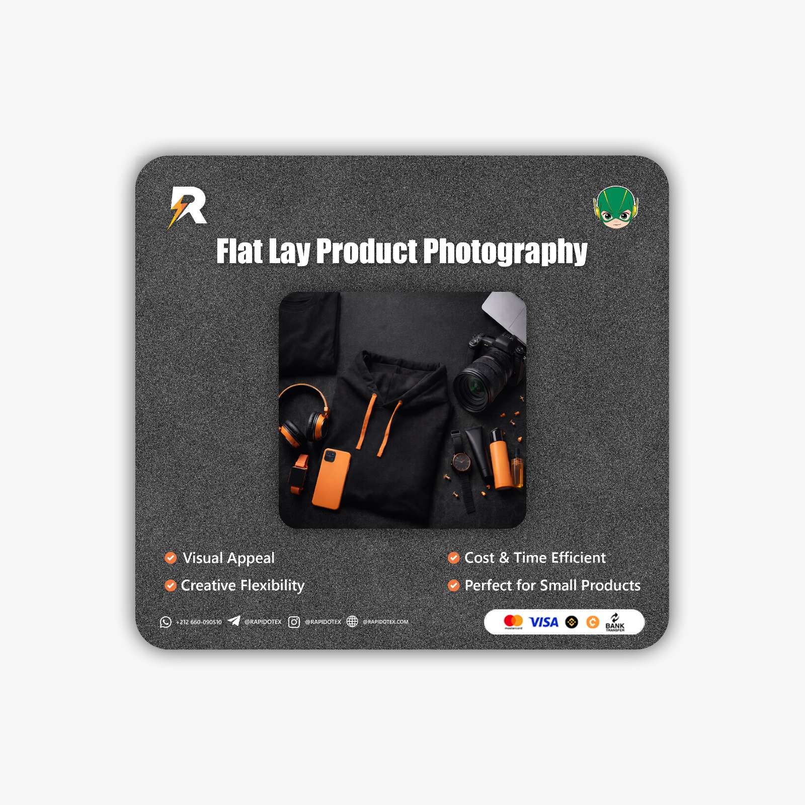 Flat Lay Product Photography