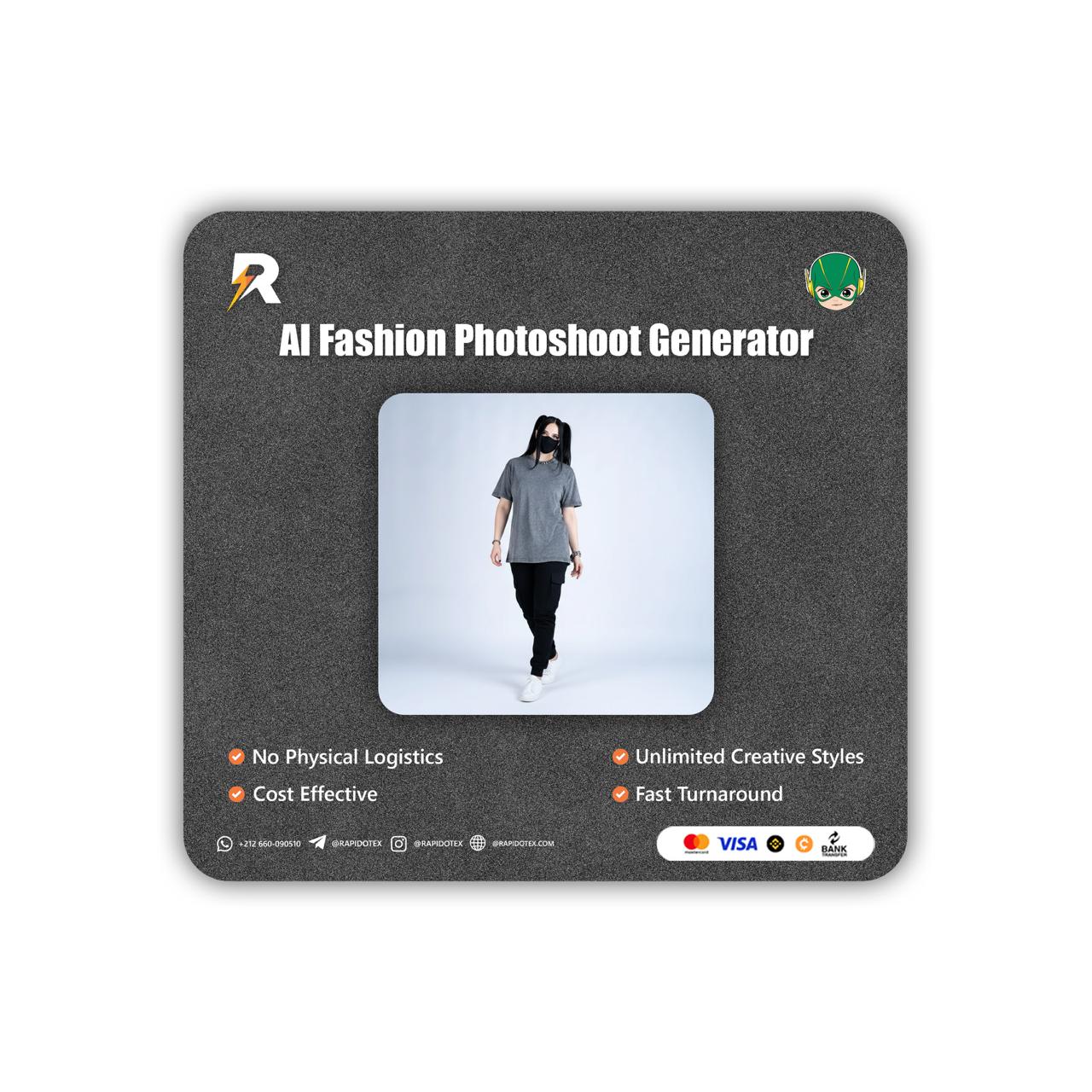 AI Fashion Photoshoot Generator